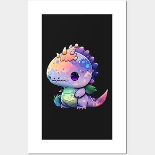 Cute Dino Sticker Posters and Art